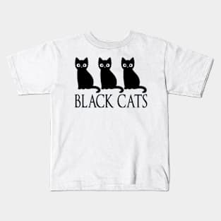 Black Cats Kids T-Shirt